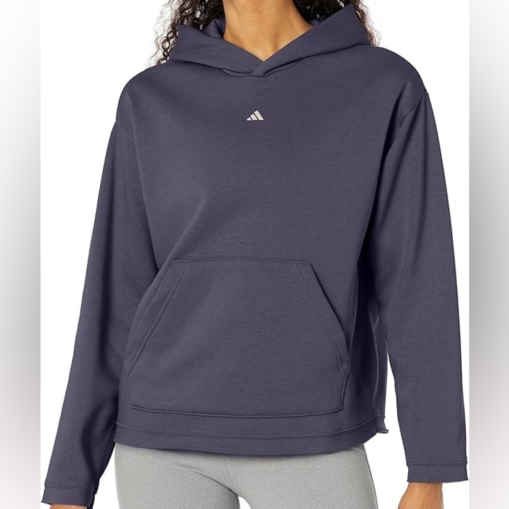 Adidas women’s navy streetwear hoodie
